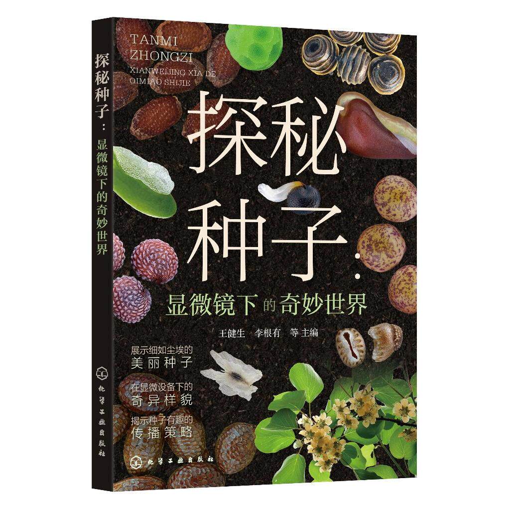 探秘种子 显微镜下的奇妙世界 微观种子 显微镜观察种子 奇特种子 青少年植物科普书籍 种子科普 青少年大自然显微镜观察科普书籍