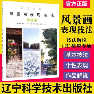 Y正版书籍 珠玉水彩风景画表现技法 柴崎春通技法解说 基本的描绘技法与独具个性的作品表现相结合 辽宁科学技术出版9787559117366