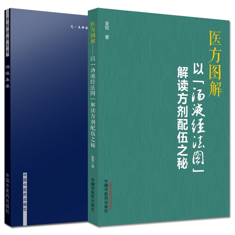 套装2本 医方图解：以“汤液经法图”解读方剂配伍之秘+汤液本草-中医经典文库 方剂学研究伤寒论书籍中国中医药出版社