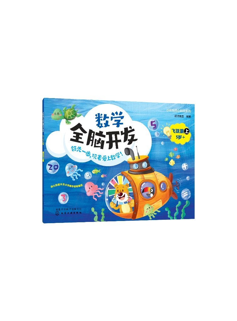 小豆包开心起航系列--数学全脑开发 飞跃篇 优才教育 化学工业出版社9787122411884
