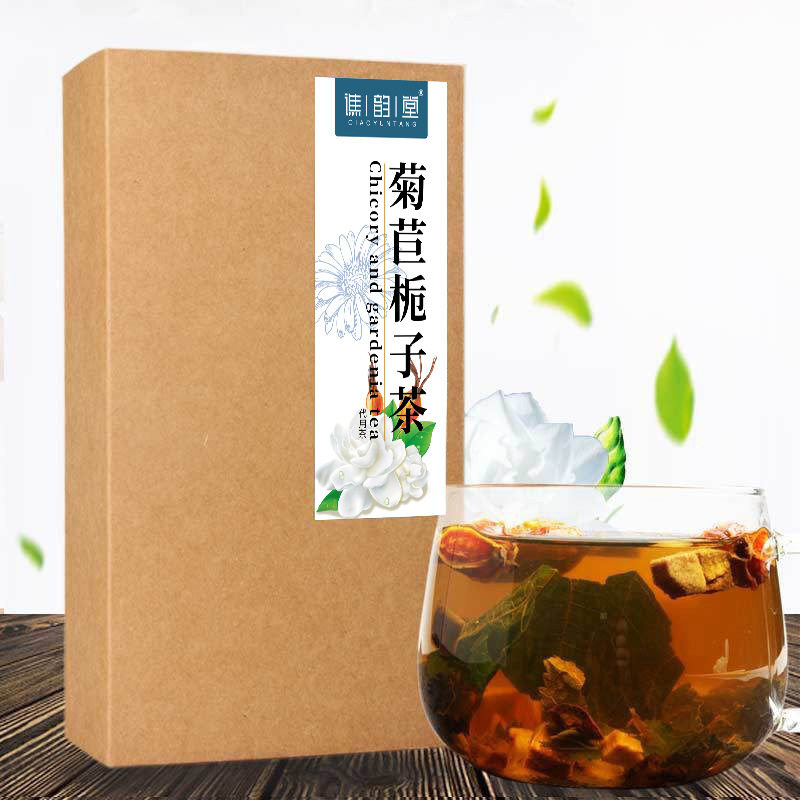 菊苣栀子茶葛根桑叶百合花茶组合