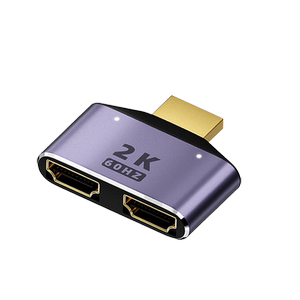 无线投屏器手机同屏器hdmi切换器二进一出分配器一分二4K高清线连接电脑主机信号源视频转换显示屏幕一进二出