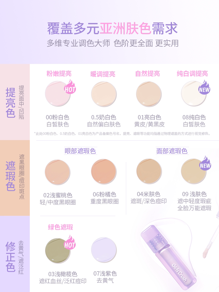 Liquid Concealer for Face and Undereye by GirlsCrush - Product image 4