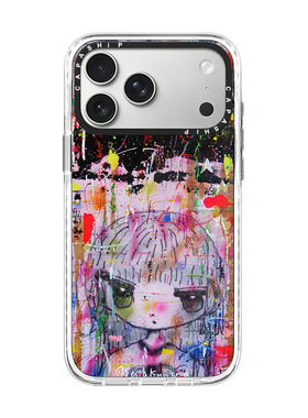 CASE适用苹果15iPhone14plus16亚克力13promax17磁吸Magsafe卡通摇滚女孩手机壳12防摔11新款高级感保护套