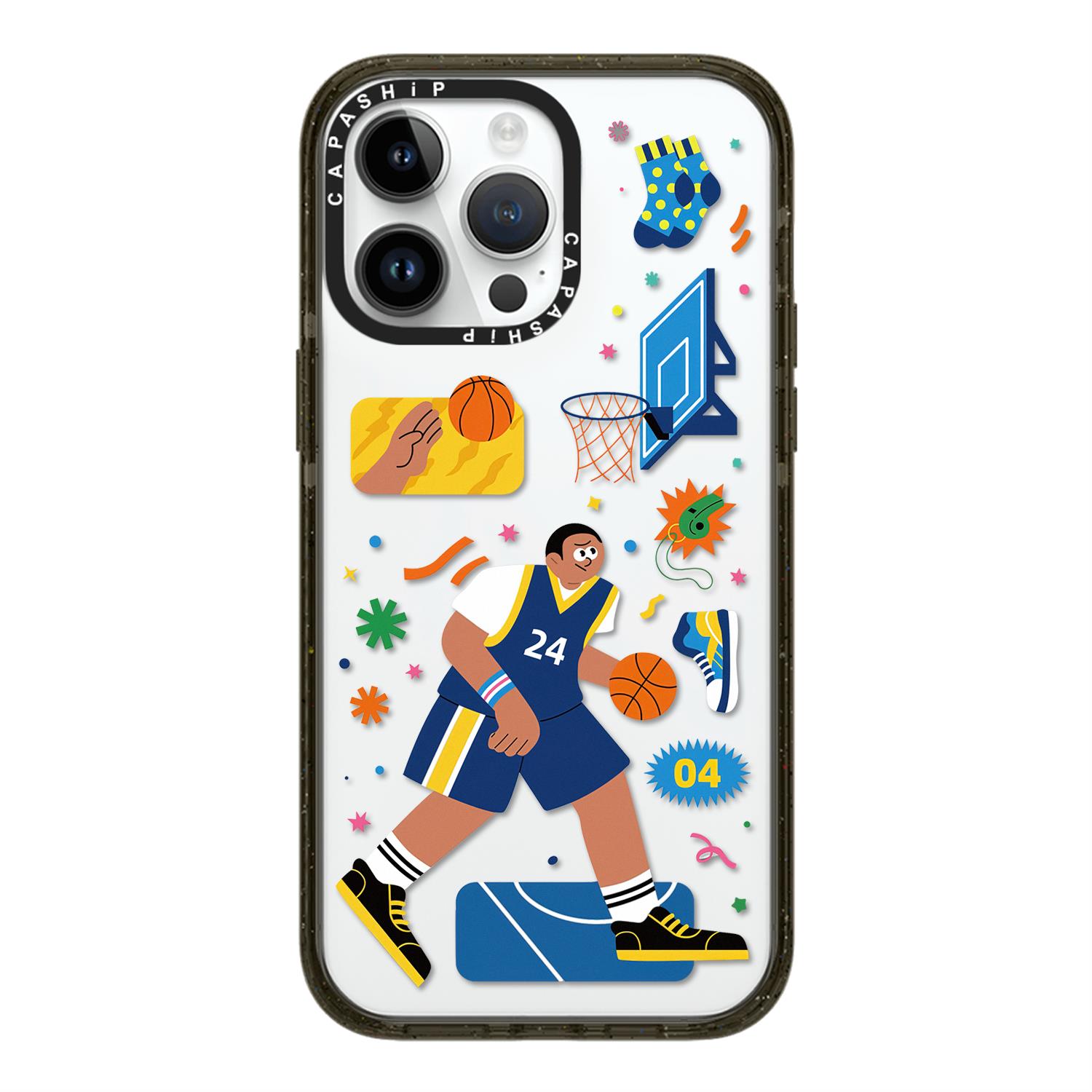 CASE适用苹果15iPhone14plus16亚克力13promax17Magsafe磁吸球类运动创意手机壳12防摔11新款高级感tif保护套