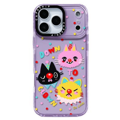 C家适用苹果15iPhone14plus16透明13promax17/18promaxTPU可爱马戏团xr软手机壳12防摔11新款xs高级感保护套