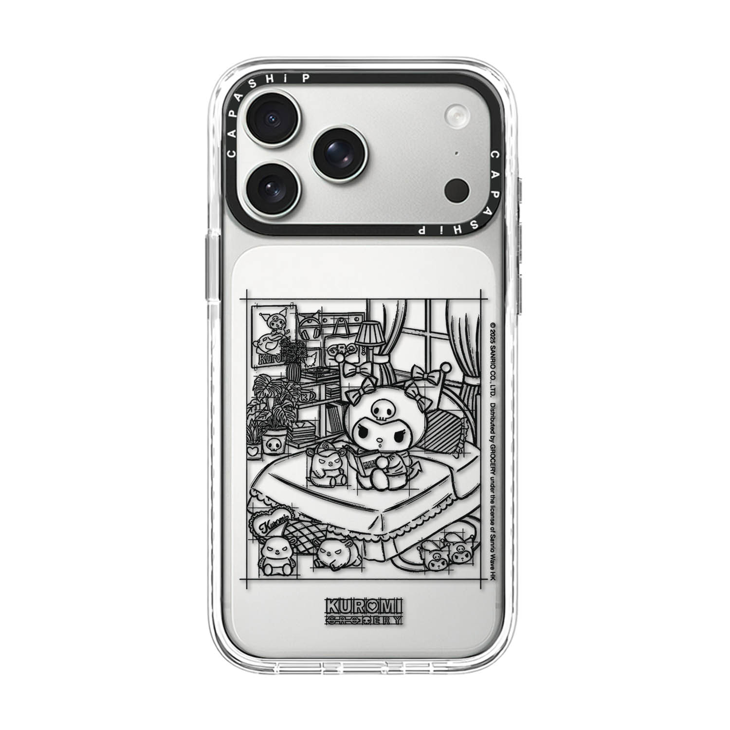 CASE适用苹果15iPhone14plus16亚克力13promax17磁吸Magsafe可爱库洛米手机壳12防摔11新款高级感ti保护套