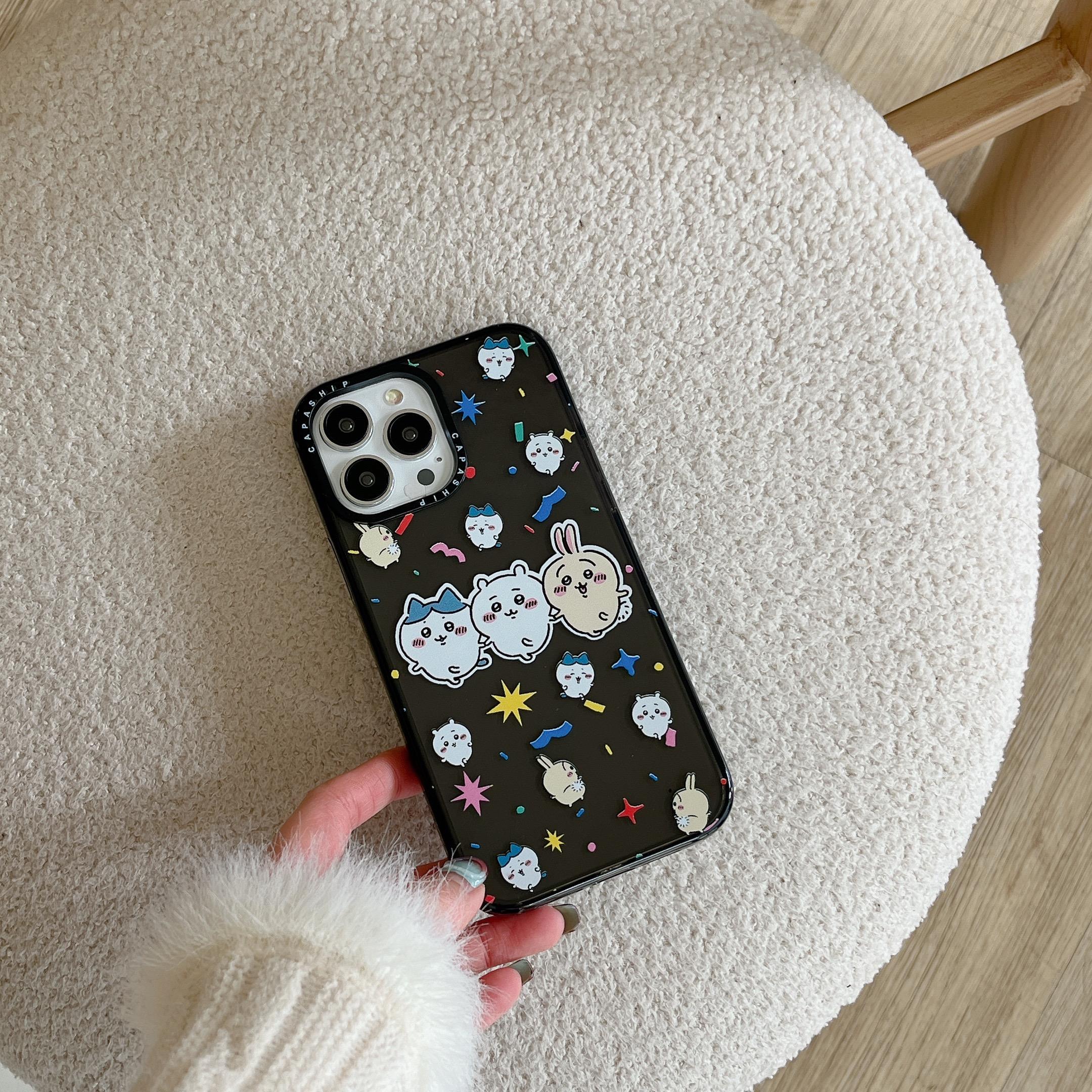 适用苹果15iPhone14plus16透明13promax可爱xs17吉伊卡哇xr超火网红软手机壳12防摔11pro新女款高级感保护套