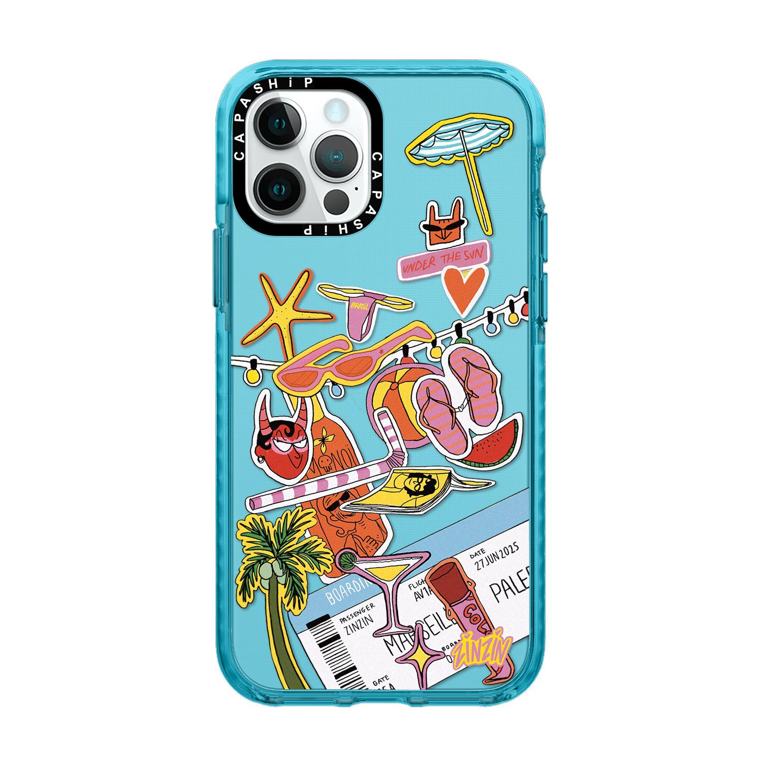 CASE适用苹果15iPhone14plus16透明13promax17可爱TPU潮牌ZINZIN夏日xr手机壳12防摔11新款高级感tif保护套