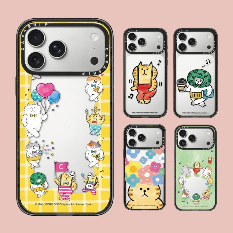 CASE适用苹果15iPhone14plus16亚克力13promax17磁吸Magsafe懒洋洋喵之助手机壳12防摔11新款高级感ti保护套