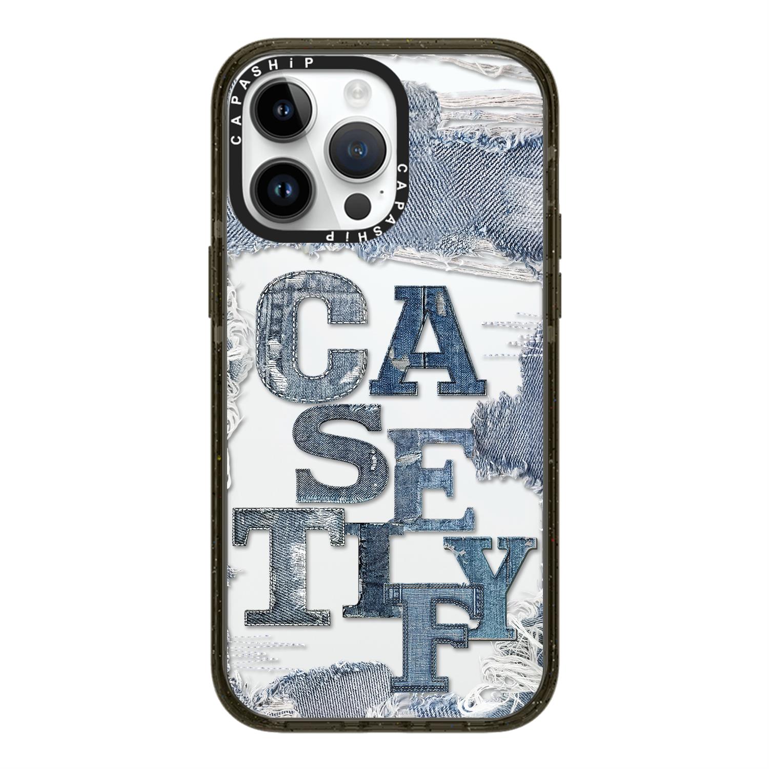 CASE适用苹果15iPhone14plus16亚克力13promax17Magsafe磁吸牛仔爱心蕾丝手机壳12防摔11新款高级感tif保护套