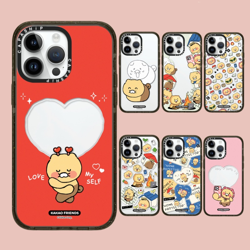 CASE适用苹果15iPhone14plus16亚克力13promax17磁吸卡通KAKAO春植xr手机壳12防摔11新款高级感tif保护套
