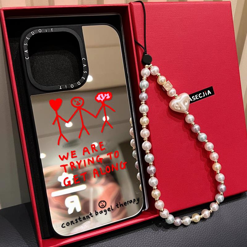 小红书宋雨琦同款 Constant Bagel Therapy 一直是你 适用于苹果iPhone16ProMax/15Pro/17pro/17promax手机壳