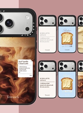 CASE适用苹果15iPhone14plus16镜面13promax17磁吸Magsafe黄油咖啡tif手机壳12防摔11新款xs高级感xr保护套