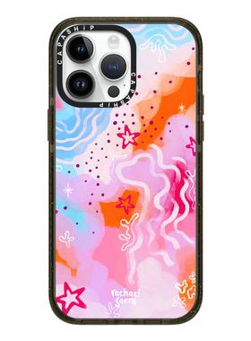 CASE适用苹果15iPhone14plus16亚克力13promax磁吸Magsafe/Rachael Sarra手机壳12防摔11新款高级感保护套