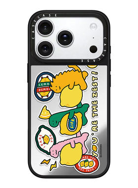 CASE高级感保护套Magsafe磁吸适用iPhone苹果17promax手机壳17/15/Air磁吸12韩系ins14女柠檬三色恐龙