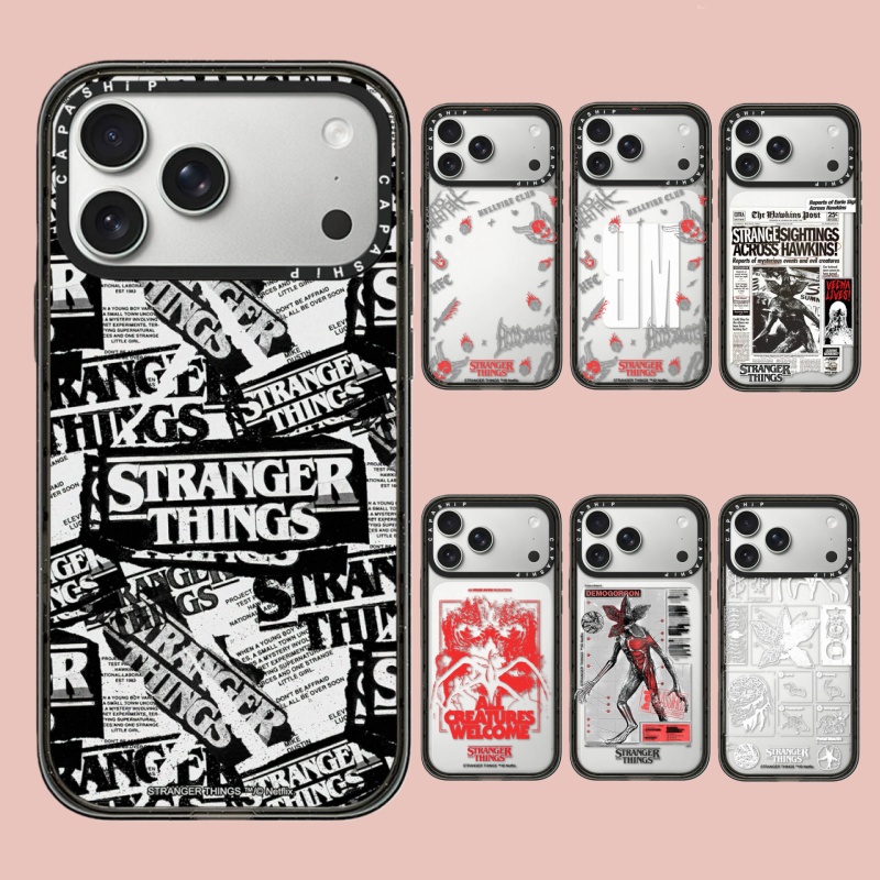 CASE适用苹果15iPhone14plus16亚克力13promax17磁吸Magsafe个性怪奇物语手机壳12防摔11新款高级感保护套