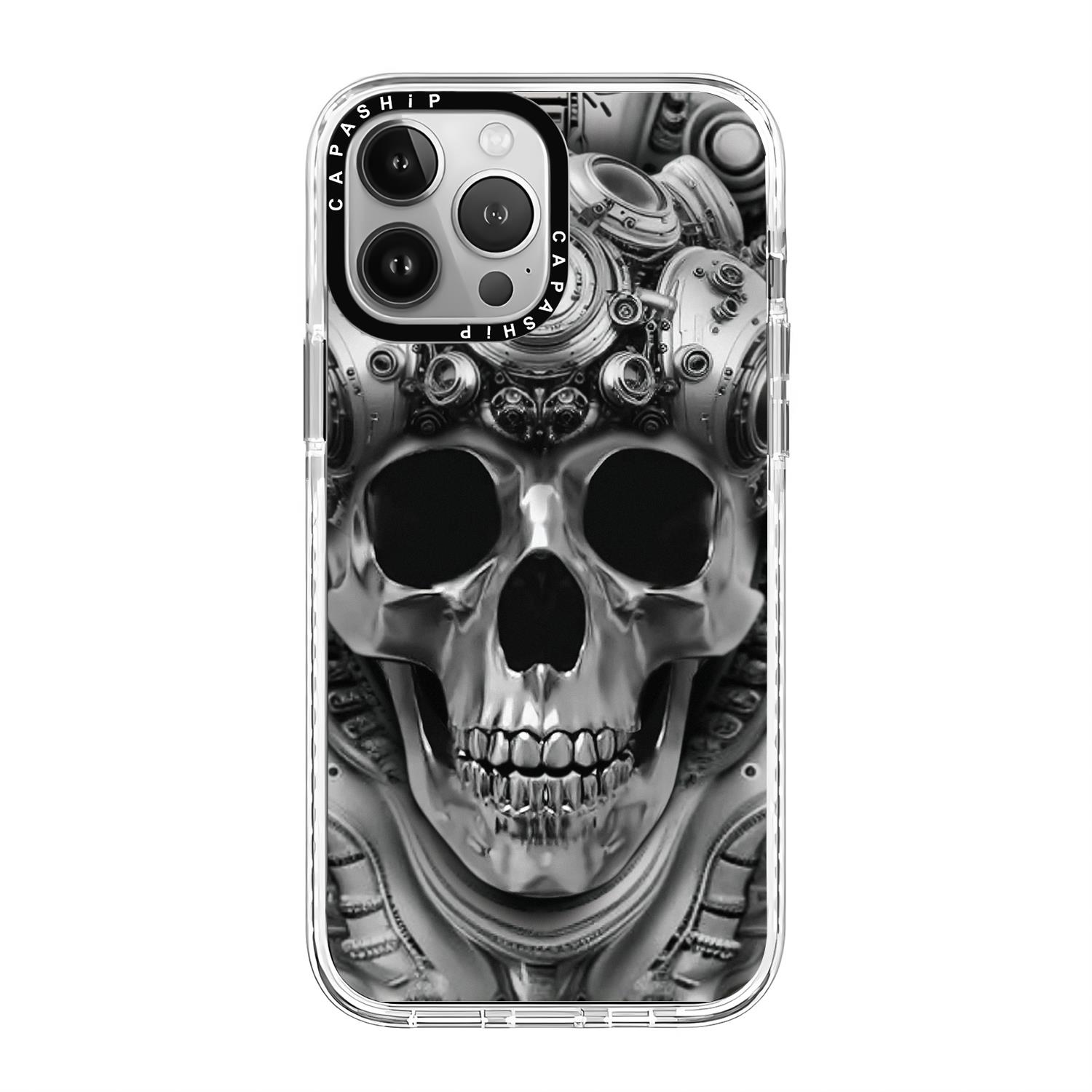 CASE适用苹果15iPhone14plus16亚克力13promax17磁吸Gabe Shum金属机械手机壳12防摔11新款高级感tif保护套