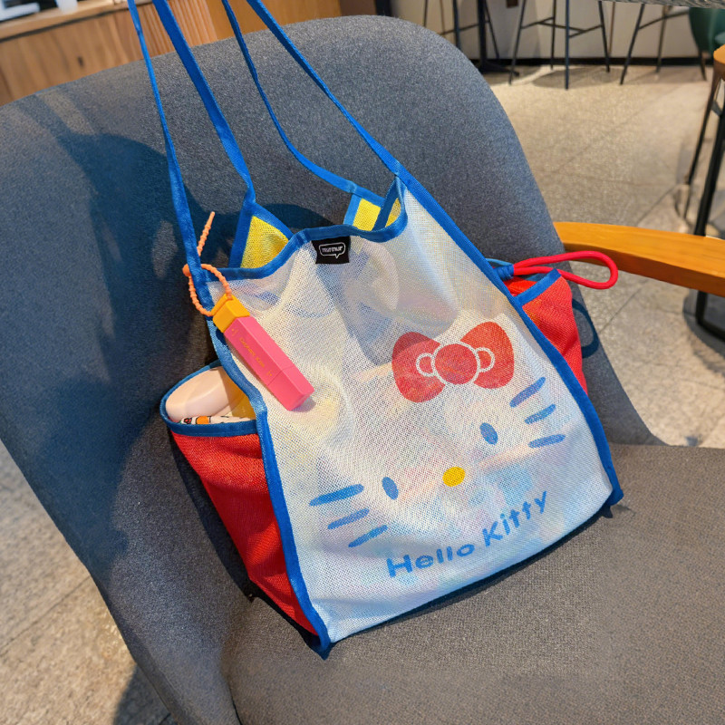 大容量轻便网纱包户外运动健身游泳包外出便携式收纳包海边沙滩包,运动/瑜伽/健身/球迷用品,游泳专用包,淘宝优惠券,粉丝福利购,淘宝优惠卷