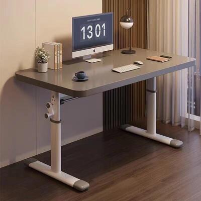 Crank-up and down table; height adjustable office desk; home use children's study table;writing desk