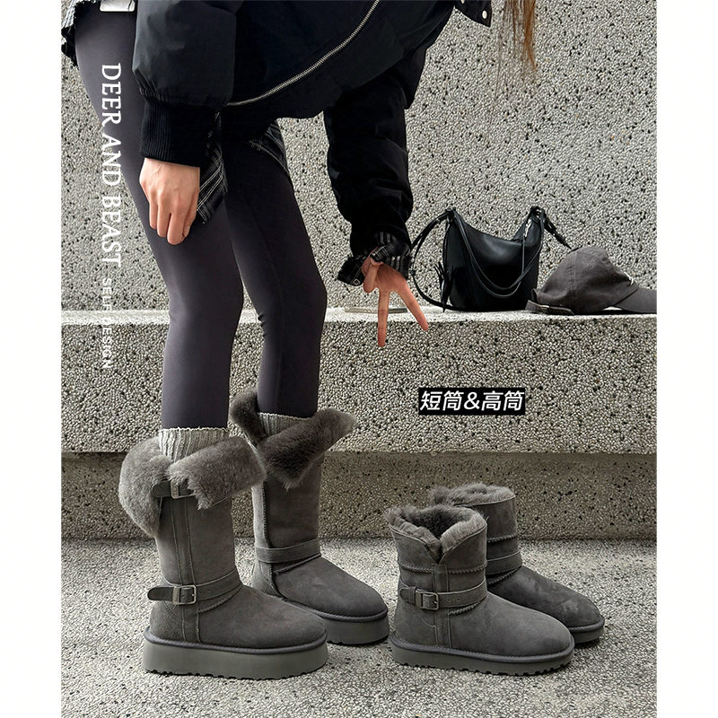 长筒雪地靴女款2025新款爆款冬季