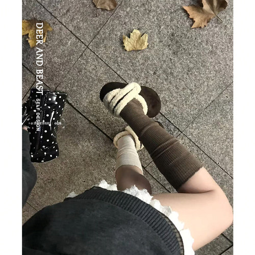 厚底加绒足弓勃肯鞋半拖女新款冬