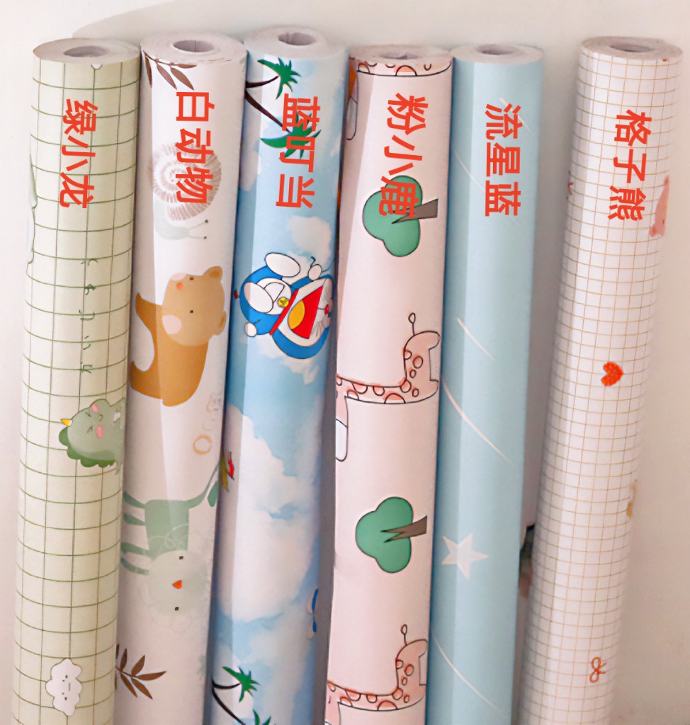 防水寝室桌面墙纸自粘翻新贴纸