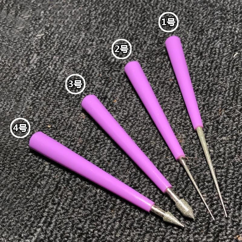 小号圆锉刀扩孔器针文玩玉石珠子木工手动金属什锦锉打磨圆形柱