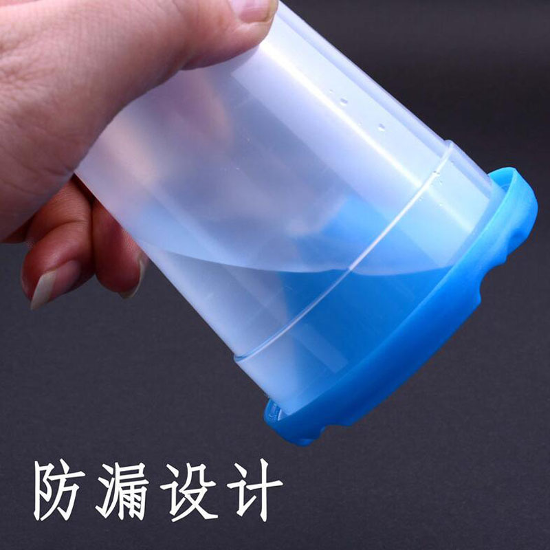 涮笔筒卡通创意学生洗笔杯涂鸦防倒出DIY美术多功能塑料洗笔筒