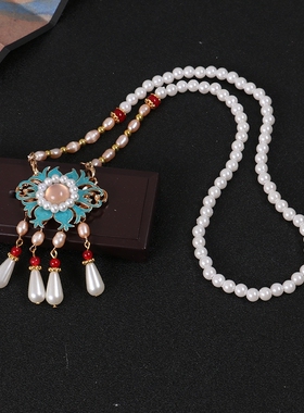 专用2025项链浮生梦古装流苏新款项圈压襟饰品旗袍高级璎珞