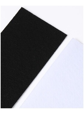 新款白色边夹diy配件不织布发夹垫片大张材料包长条bb夹