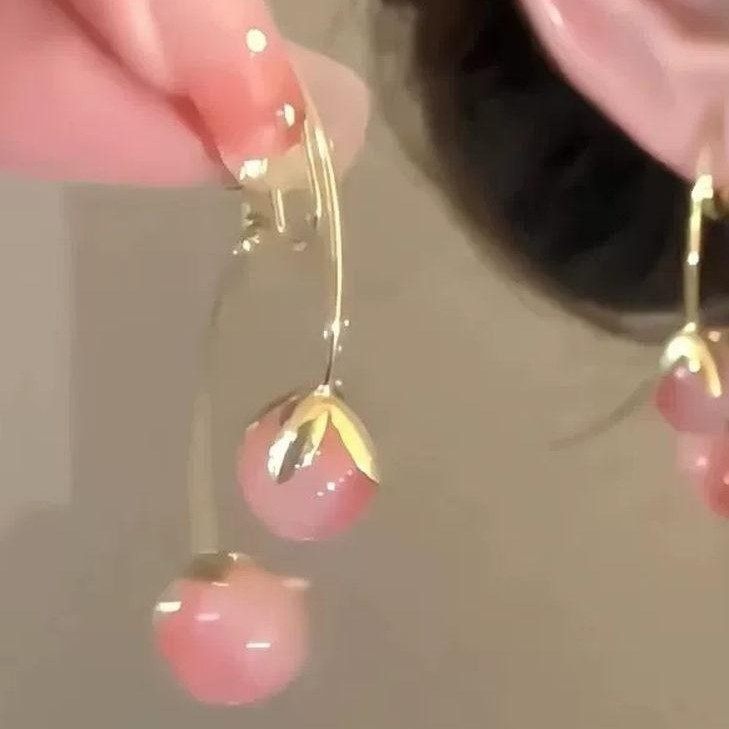 轻奢女可爱耳饰小众无耳洞气质冰透粉樱百搭蚊香盘耳夹珍珠山茶,饰品/流行首饰/时尚饰品新,耳夹,淘宝优惠券,粉丝福利购,淘宝优惠卷