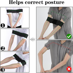 高尔夫球手臂矫正带矫正训练矫正器松紧练习带挥杆高尔夫球辅助器