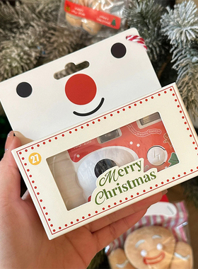 创意圣诞礼物一次性胶片相机学生胶卷机情侣姜饼人公司年会伴手礼