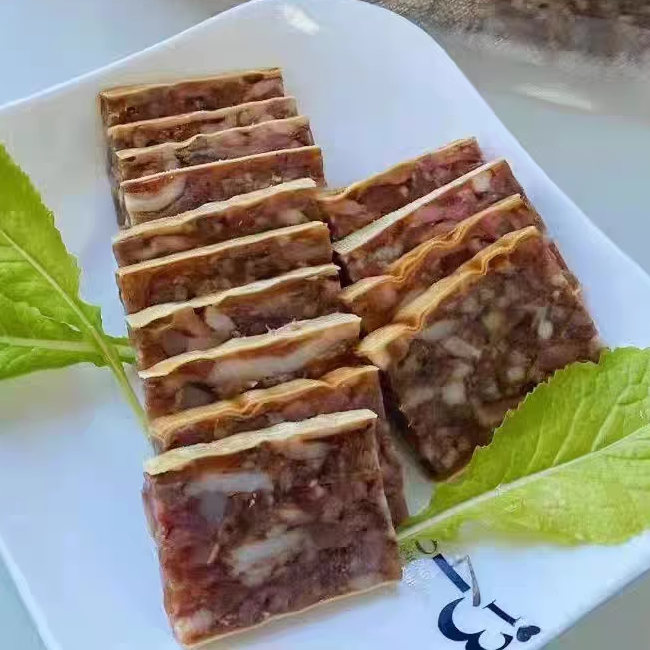 东北猪头焖子现做现发老式猪头肉压老味道大席下酒菜东北熏酱熟食
