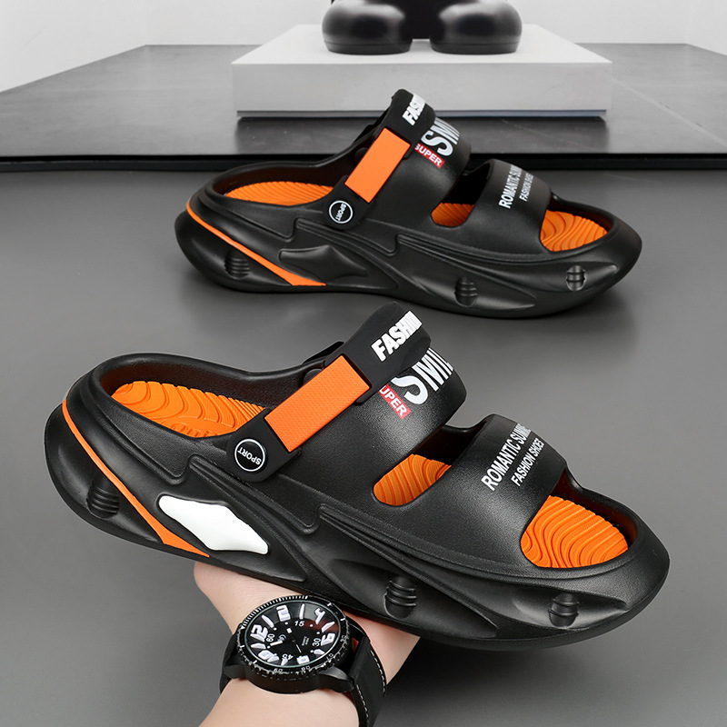 拖鞋女款夏季外穿防滑大码凉拖女士运动厚底沙滩凉鞋