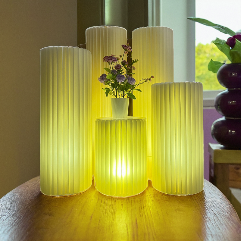 婚庆道具发光甜品台摆件罗马柱路引圆柱立柱婚礼橱窗折纸装饰柱子