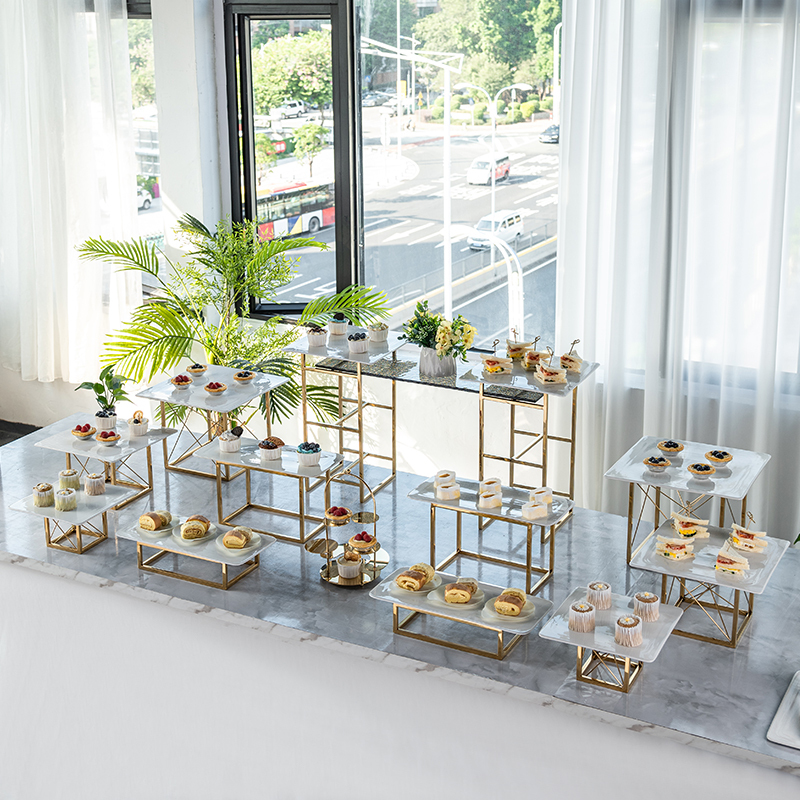 自助餐甜品台食物展示架水果蛋糕点心甜点架摆件冷餐茶歇摆台套装