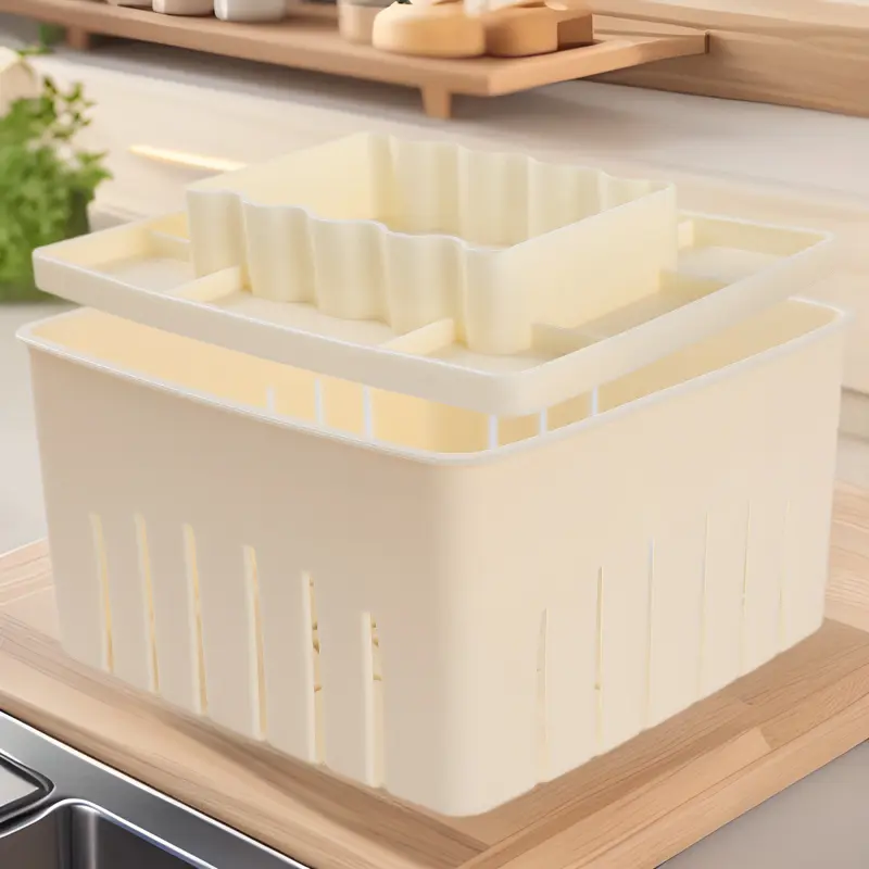 家用食品级豆腐模具制作老豆腐内脂豆腐专用框盒子塑料筐全套工具