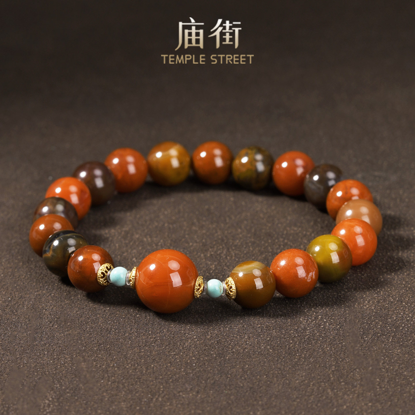 【庙街】包浆南红DIY圆珠手串,饰品/流行首饰/时尚饰品新,手饰/手串,淘宝优惠券,粉丝福利购,淘宝优惠卷