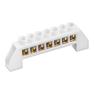 桥型零线排5/7/10孔零地排接地铜排6*9端子排十孔配电箱接线端子