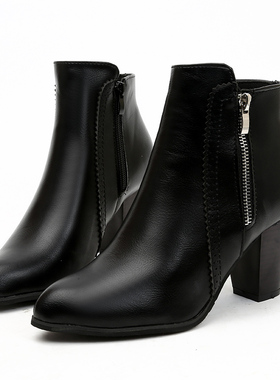 2025woMen winter ladies high heels shoes Martin boots 41-43