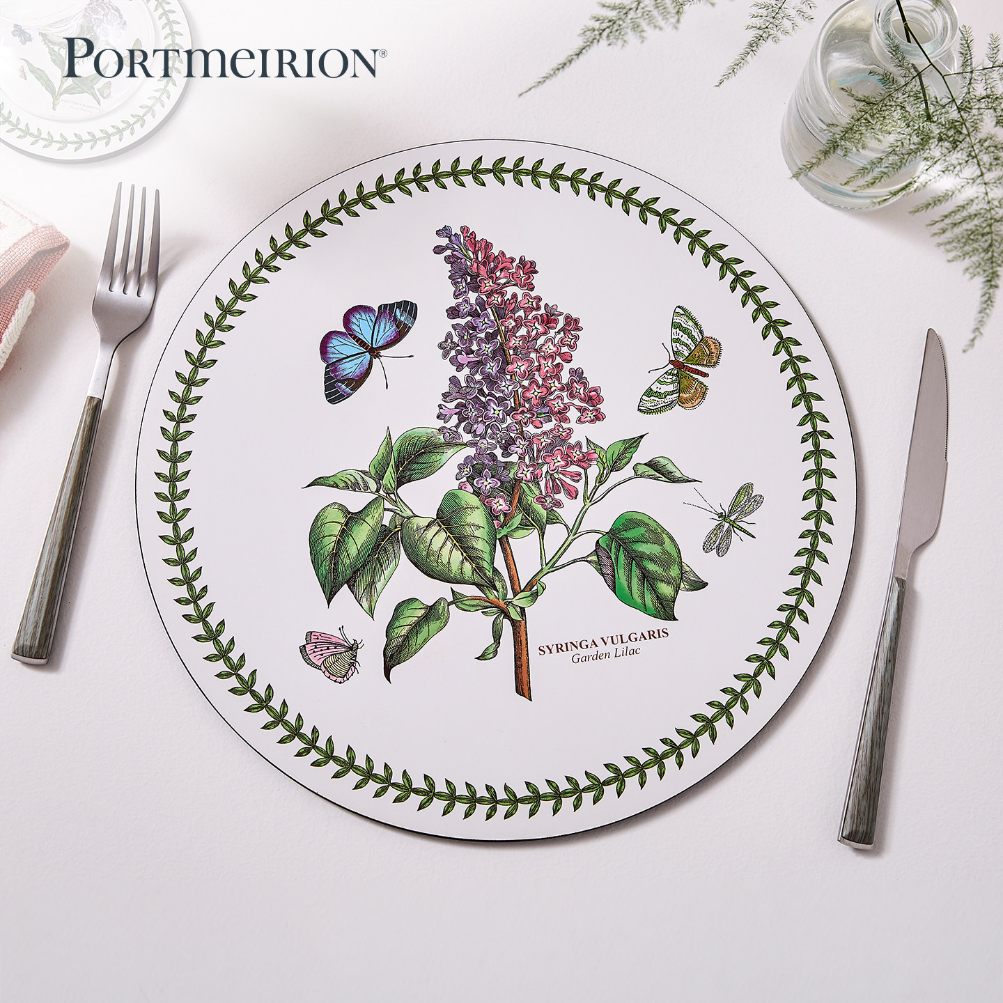 PORTMEIRION波特美林英国进口家用餐桌餐垫杯垫隔热木纤维防烫垫