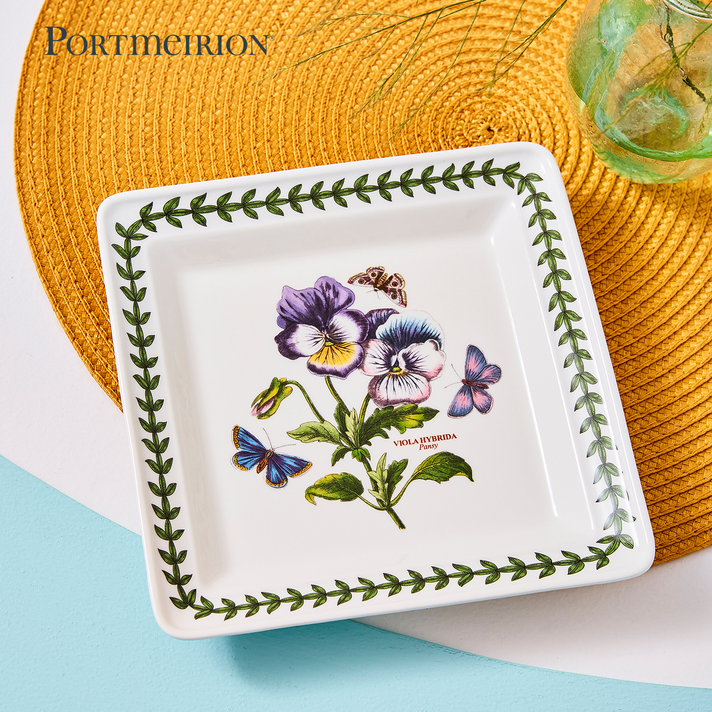 陶瓷复古植物花卉系列盘子