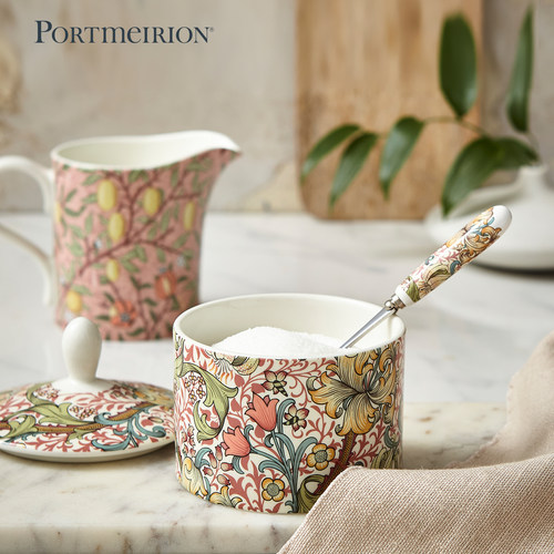 Portmeirion波特美林英国进口陶瓷奶壶拉花奶盅奶罐糖罐储存糖缸