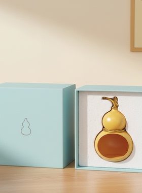 实木福禄葫芦摆件吉祥桌面摆饰