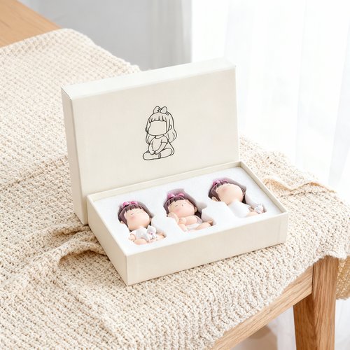 可爱卡通手办桌面摆件礼盒定制