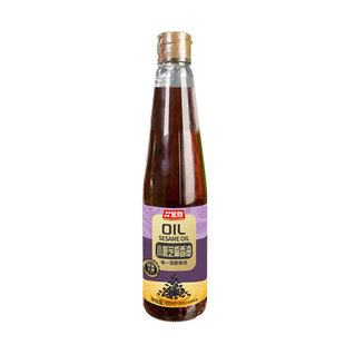 金胜小磨芝麻香油400ml玻璃瓶