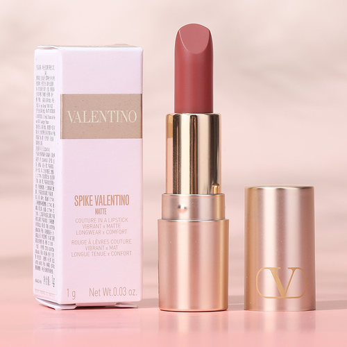 国内专柜 Valentino华伦天奴铆钉哑光口红134R中小样提升起色唇膏