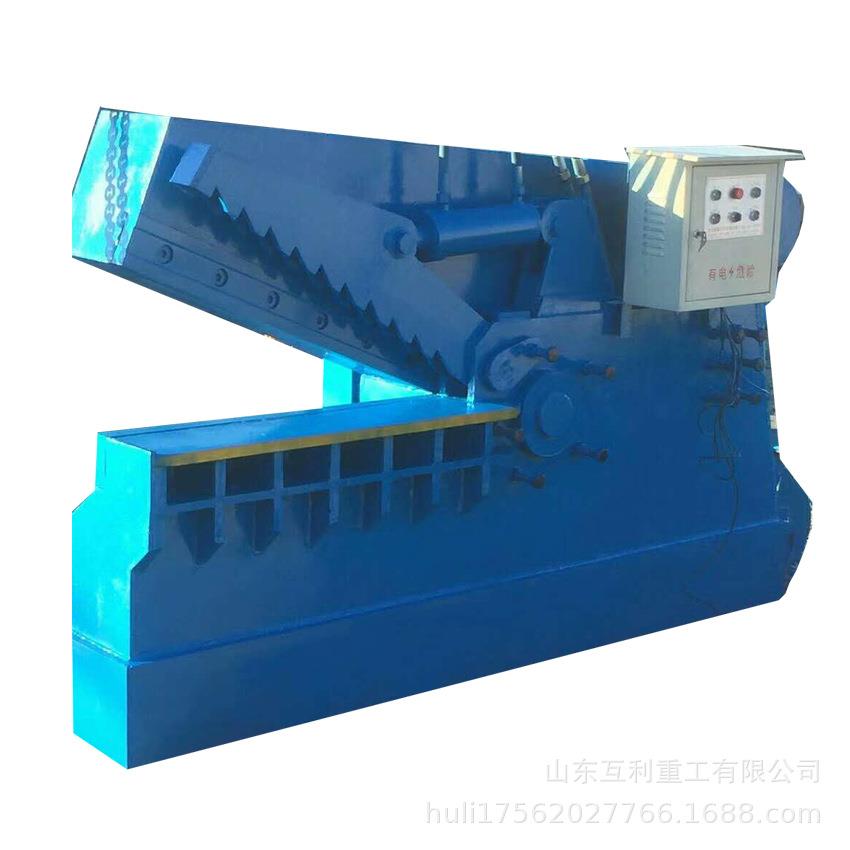 鳄鱼剪切机 金属废料槽钢铁皮钢管切断设备 液压动力切割机